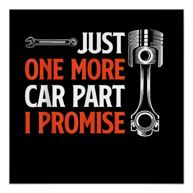 Nur noch ein Auto Teil I Versprechen - Autoenthusi Poster (Vorderseite)