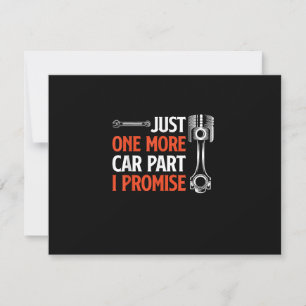 Nur noch ein Auto Teil I Versprechen - Autoenthusi RSVP Karte