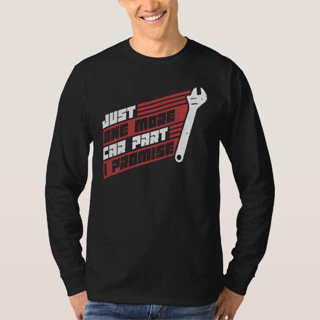 Nur noch ein Auto Teil I Versprechen lustigen Auto T-Shirt (Vorderseite)