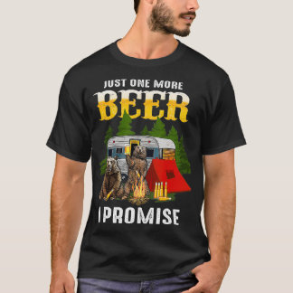 Nur noch ein Bier, ich verspreche es, lustiger Bär T-Shirt
