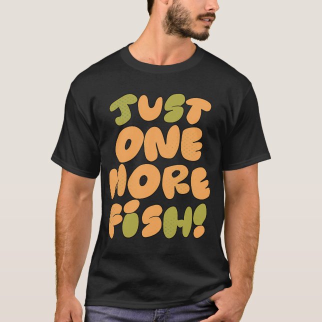 Nur noch ein Fisch (Grün) T-Shirt (Vorderseite)