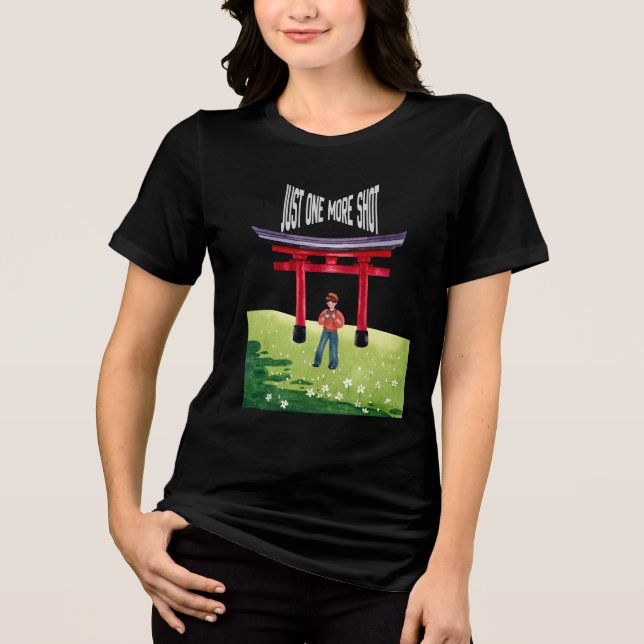 Nur noch ein Foto Tri-Blend Shirt (Vorderseite)