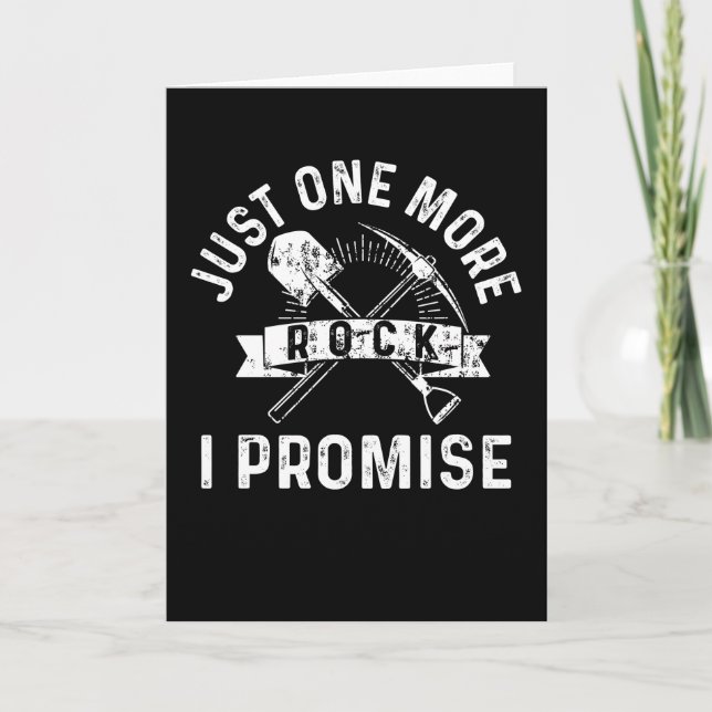 Nur noch ein Geschenk für Rock I Versprechen Geolo Karte (Vorderseite)