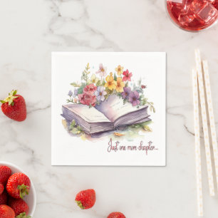 Nur noch ein Kapitel - Buchliebhaber, Buchclub Serviette