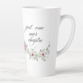 Nur noch ein Kapitel Coffee Bücher Florales Design Milchtasse
