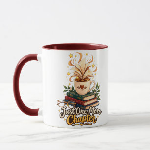 Nur noch ein Kapitel Cozy Coffee und Bücher Tasse
