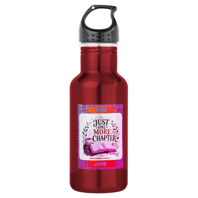 nur noch ein Kapitel Edelstahlflasche (Vorderseite)