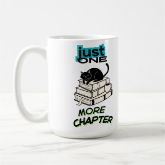Nur noch ein Kapitel Katze Kaffeetasse