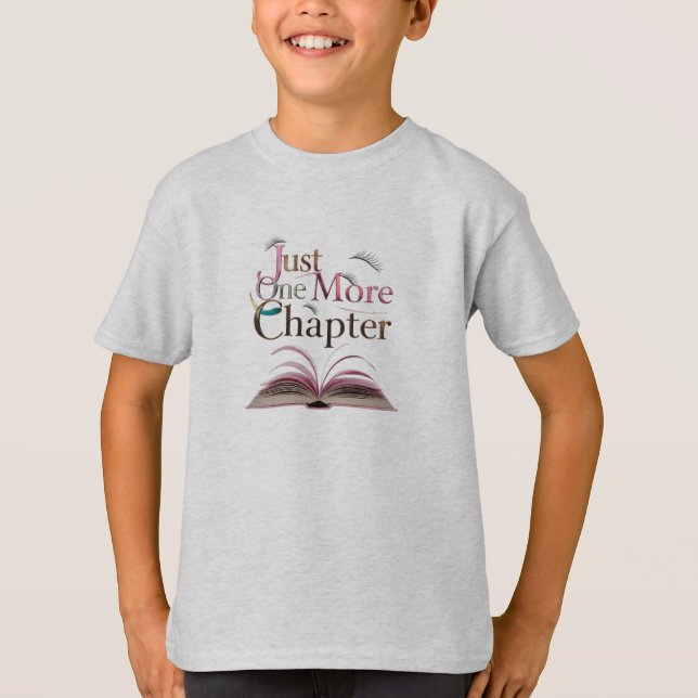 "Nur noch ein Kapitel" Kinder Basic T-Shirt | Lust (Vorderseite)