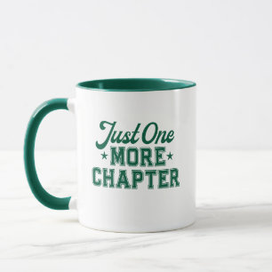 Nur noch ein Kapitel Tasse Grüne Buchwurm