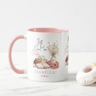 Nur noch ein Kapitel Wildflower Buch Leser Tasse