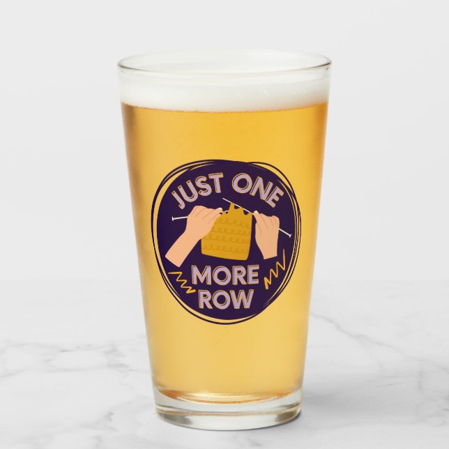 Nur noch ein Row-Glas Glas (Vorne (Gefüllt))