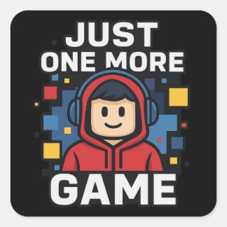 Nur noch ein Spiel Gamer Aufkleber