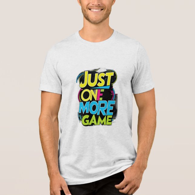 Nur noch ein Spiel Tri-Blend Shirt (Vorderseite)
