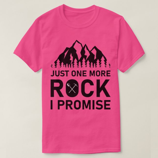 Nur noch ein Stein verspricht Geology Gift Archaeo T-Shirt (Design vorne)