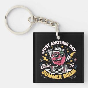 Nur noch ein Tag näher am Sommerferien Lehrer Schlüsselanhänger