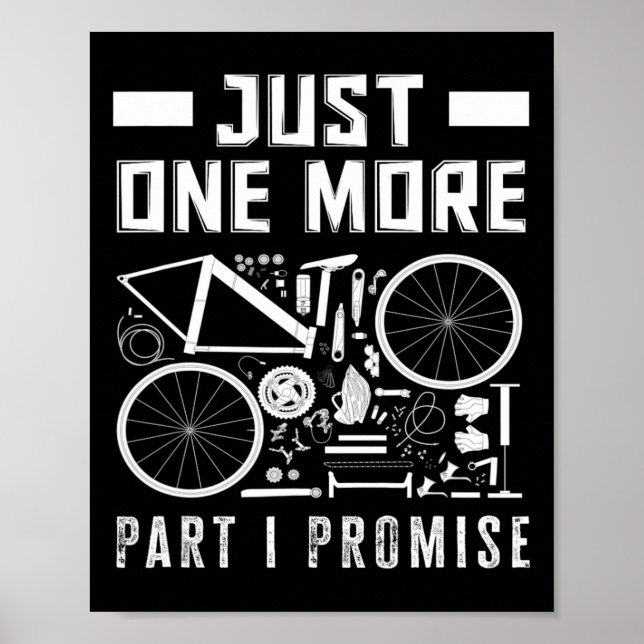 Nur noch ein Teil, ich verspreche es, Fahrrad-Enth Poster (Vorne)