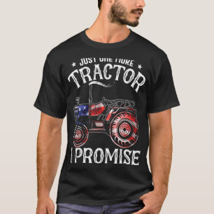 Nur noch ein Traktor I verspricht Vintage Landwirt T-Shirt