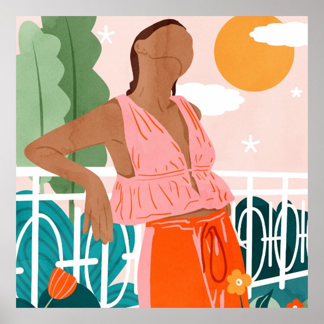 Nur noch ein wärmer Tag Poster (Vorne)