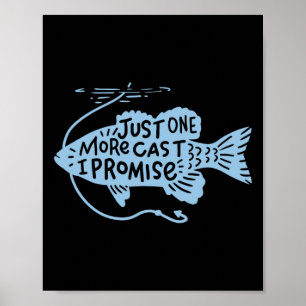 Nur noch ein Wurf, ich verspreche es Angelgeschenk Poster