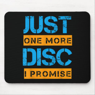 Nur noch eine Disc Golf Game Discovery Art Slogan  Mousepad