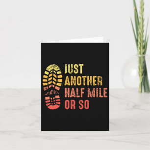 Nur noch eine halbe Meile oder so lustiges Outdoor Karte
