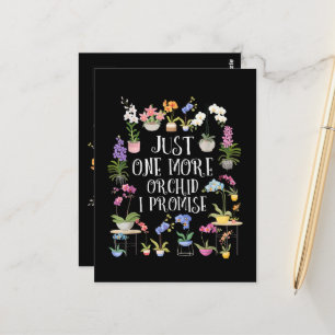 Nur noch eine Orchidee, ich verspreche es Postkarte
