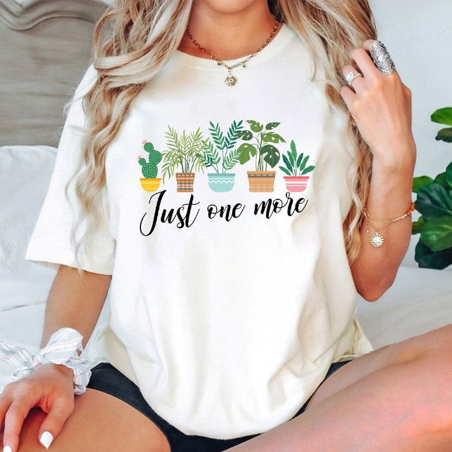 Nur noch eine Pflanze / Pflanze Leben Mama weiß T-Shirt (Just One More Plant / Indoor Plant Life Mama white T-Shirt)