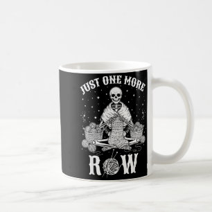 Nur noch eine Reihe Häkelskelett Häkeln Stricken Kaffeetasse