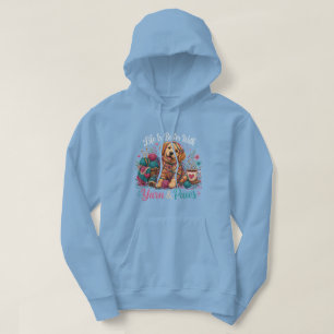 Nur noch eine Reihe Strickende Katze – Cozy Yarn & Hoodie