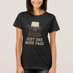 Nur noch eine Seite Vintage-Schreibmaschine T-Shirt