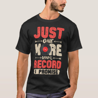 Nur noch eine Vinyl-Schallplatte Vintage Retro-Mus T-Shirt