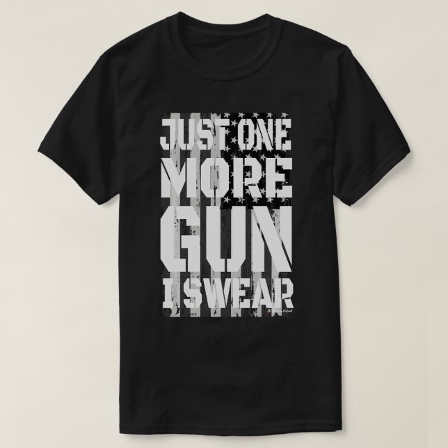Nur noch eine Waffe, ich schwüße 2A Feuerwaffe Kon T-Shirt (Design vorne)