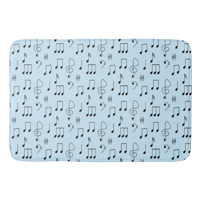 Nur Noted Blue Badematte (Vorderseite)