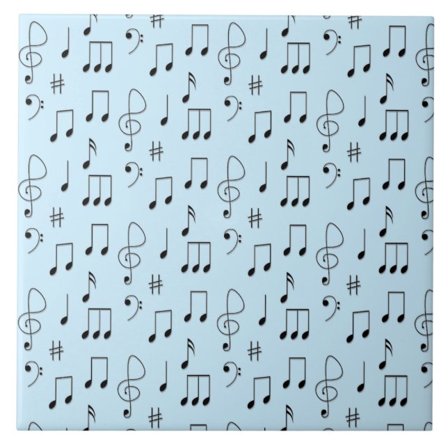 Nur Noted Blue Fliese (Vorderseite)