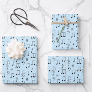 Nur Noted Blue Geschenkpapier Set