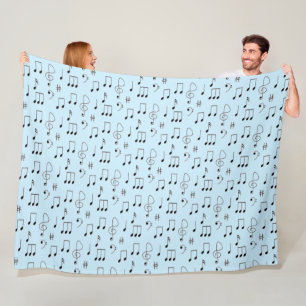 Nur Notiert Blau Fleecedecke