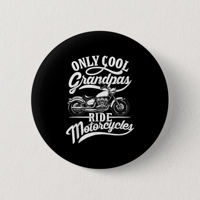 Nur Opa-Motorradangebot Button (Vorderseite)