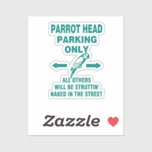 Nur Parkplatz Aufkleber