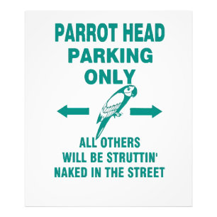 Nur Parkplatz Fotodruck