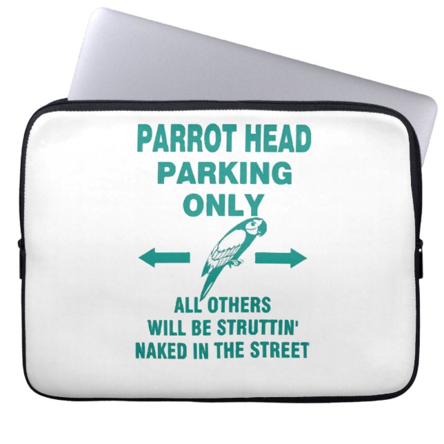 Nur Parkplatz Laptopschutzhülle (Vorderseite)