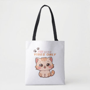 Nur Pawsitive Farben - Niedliches Kawaii Cat Desig