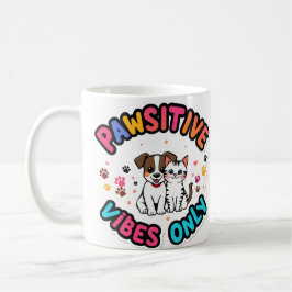 Nur pawsitive Vibes Kaffeetasse