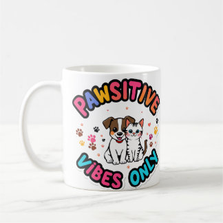 Nur pawsitive Vibes Kaffeetasse