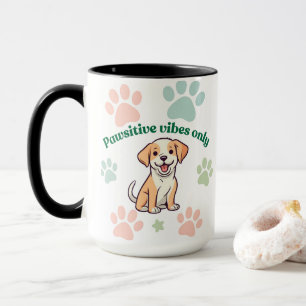 Nur pawsitive Vibes Tasse