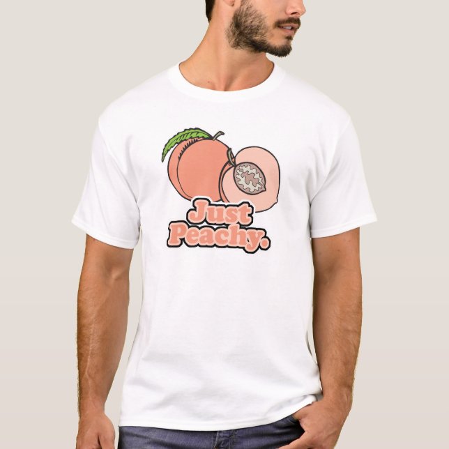 Nur Peachy Peach T-Shirt (Vorderseite)