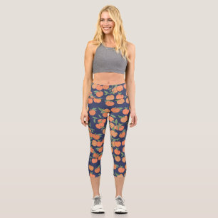 Nur Peachy Peaches Capri Leggings