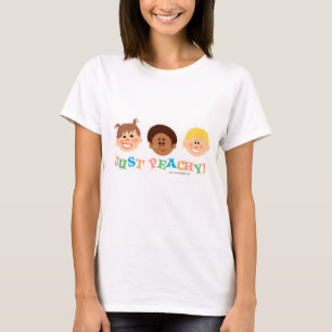 Nur Peachy Retro Kid Art Nostalgic Fun Design T-Shirt