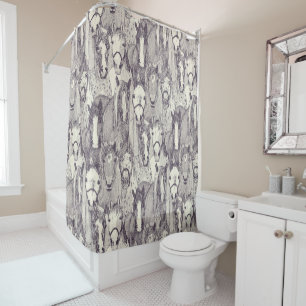 nur Pferde Maulbeeperle Duschvorhang