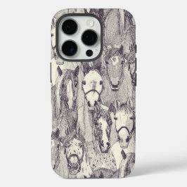 nur Pferde Mulberry Pearl iPhone 16 Pro Hülle